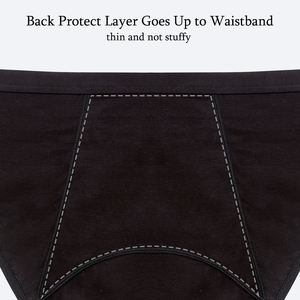 LYNMISS 5 couches réutilisables lavables sous-vêtements d'incontinence taille haute femme contrôle de la vessie femme <span class=keywords><strong>culotte</strong></span> d'incontinence <span class=keywords><strong>urinaire</strong></span> - Product Image 3