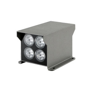 Luz de pared <span class=keywords><strong>LED</strong></span> cuadrada de 4W/16W/18W con doble cabezal para interiores y exteriores, foco IP65 para balcón, porche y jardín - Product Image 3