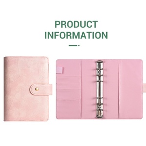 Cross-Biên Giới Đặc Biệt A6 Da Macaron Chất Kết Dính Máy Tính Xách Tay Sáng Tạo Bìa Cứng Tay Ledger PU Lưu Trữ Kế Hoạch <span class=keywords><strong>Notepad</strong></span> 6 Vòng B5 A5 - Product Image 4