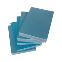 Panneau de coffrage en PVC bleu de qualité supérieure, épaisseur personnalisée 15-21 mm, âme en mousse écologique pour coffrage en béton