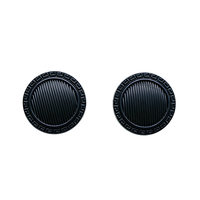 Bouton de blazer en laiton doré gaufré, bouton-pression uni à coudre pour costume ou manteau pour homme, boutons de manteau en métal doré pour la couture