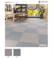 Luxuriöse Bedruckte Quadratische Nylon-Teppichfliesen mit Modernem Tufting-Muster, Modulare Bodenteppiche für Gewerbliche, Büro- und Hotelprojekte