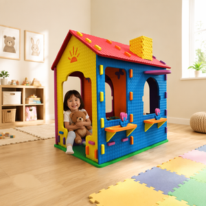 Set di Costruzioni 3D Fai-da-Te in Schiuma EVA Castello delle Principesse, Grande Casa Gioco Educativa STEM per Bambine, Certificato CPC - Product Image 2