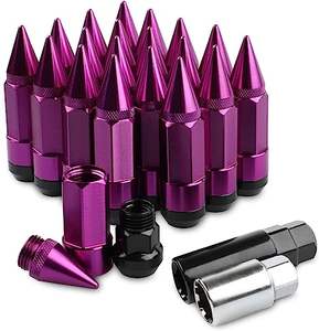 Pour <span class=keywords><strong>BMW</strong></span> <span class=keywords><strong>antivol</strong></span> en alliage forgé en aluminium 7075 écrous de roue et Type de course serrure Refit roues de voiture boulons de moyeu couleur de pointe - Product Image 2