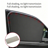 Cortinas Magnéticas Portátiles de Nailon para Ventanas Laterales de Coche, Cortinas Universales para Puertas de Coche, Mosquiteras
