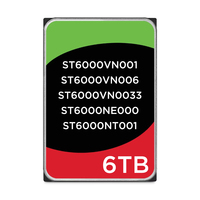 Disque dur interne NAS ST6000VN001 3,5 pouces 6 To 7200 tr/min 256 Mo pour stockage ST6000VN001 ST6000VN006 ST6000VN0033 NE000 NT001