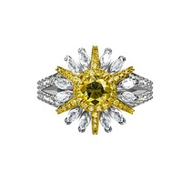 Style Européen Et Américain Plaqué Or Animal Tortue Anneau Tortue Anneau Conceptions, Fleur Anneau De Mariage Ensemble