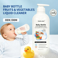 Produits de nettoyage sûrs en gros pour usine : Nettoyant liquide pour biberons pour enfants, formule douce de qualité alimentaire, à base de plantes naturelles, élimine les taches de lait
