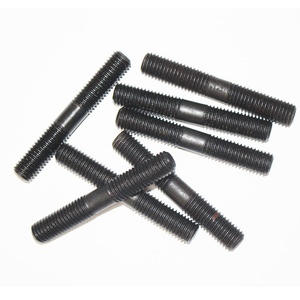 Cường độ cao 8.8/10.9 lớp nửa răng <span class=keywords><strong>Stud</strong></span> tích cực tiêu cực răng với đầy đủ chủ đề vít quá trình oxy hóa đen làm bằng thép - Product Image 5