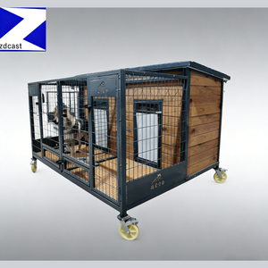 Caseta para Perros Aislada para Todo Clima con <span class=keywords><strong>Puerta</strong></span> Integrada, <span class=keywords><strong>Puerta</strong></span> de Limpieza, Ventanas Dobles y Logotipo Personalizado - Product Image 6