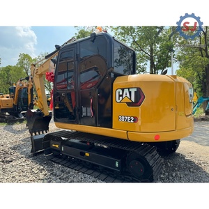 Mini-excavatrice Caterpillar 307 307D 307E2 d'occasion, 7 tonnes, avec roulement PLC, en bon état, moins chère qu'une neuve - Product Image 5