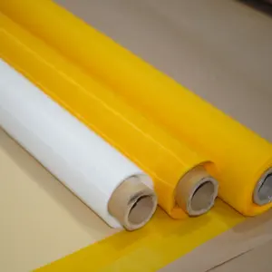 Factory Wholesale 100% Polyester Silk Screen Printing Wire Mesh Plain Weave Screen Printing Silk Mesh 6T-180T / 15-460 Mesh