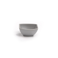 Petit bol à dessert carrée en mélamine, pierre grise, 3.1 pouces, pour usage commercial, nouveauté, livraison gratuite