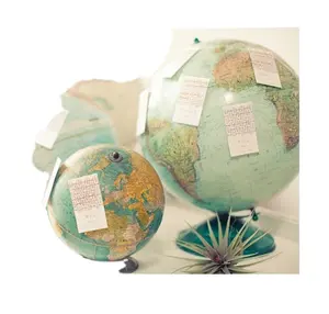 Globe Carte du monde avec support Design unique Utilisation de dessus de table Globe pour le bureau et Tab Utilisation Cadeaux décoratifs Article Top Tendance