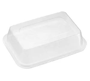 Tiya透明微波塑料食品包装容器外卖午餐便当盒带盖塑料PP容器