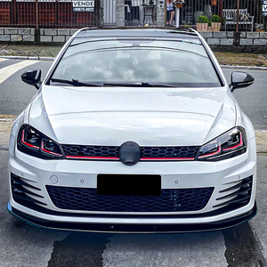 Kit carrosserie très vendu en plastique ABS aspect fibre de carbone, séparateur de lèvre avant pour VW <span class=keywords><strong>Golf</strong></span> MK7 GTI <span class=keywords><strong>R</strong></span> <span class=keywords><strong>R</strong></span>-<span class=keywords><strong>line</strong></span> 2013-2016 - Product Image 3