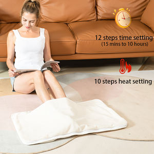 Fast Heating Electric Foot Warmer Mat 120V US UK EU <b>Plug</b> 10 Heat Setting Foot Warmer for Office Home Use - Product Image 2