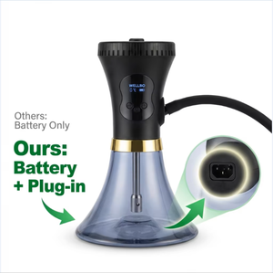 Narghilè Elettrico Arabo a Forma di Clessidra 2026 di 2ª Generazione per Bar, Set Completo Portatile con Luce RGB - Product Image 2