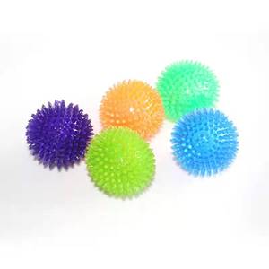 Jouets à mâcher sonores pour animaux de compagnie, nouveauté, balle à picots pour chiens, en caoutchouc et plastique, pour le nettoyage des dents et le jeu - Product Image 6