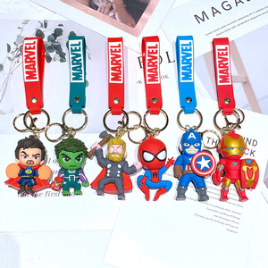 WOWEI Porte-clés Super-Héros Enfants Avengers Spider-Man Anneau Dessin Animé 3D <span class=keywords><strong>Deadpool</strong></span> <span class=keywords><strong>Spiderman</strong></span> Marvel Héro Porte-clés - Product Image 5