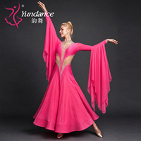 Robe de danse de salon sur mesure B-26127-2, standard international, haute qualité, pour femmes, pour compétition et spectacles.