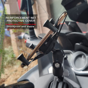 Attache universelle bande de sécurité poignée moto support de téléphone portable sangle élastique filet silicone support de téléphone pour bélier support caoutchouc - Product Image 4