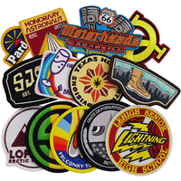 Écussons de broderie personnalisés pour logo de broderie Écusson de broderie à repasser sur vêtements