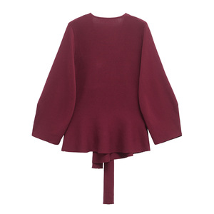 <span class=keywords><strong>Cardigan</strong></span> da Donna <span class=keywords><strong>con</strong></span> Scollo a V e <span class=keywords><strong>Cintura</strong></span>, Top in Maglia <span class=keywords><strong>con</strong></span> Spalline Imbottite, Moda - Product Image 6