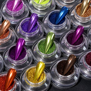 <span class=keywords><strong>Poudre</strong></span> à Ongles <span class=keywords><strong>Effet</strong></span> Miroir Sirène Néon Poussière à Ongles Nail Art Perle Pigment Chrome <span class=keywords><strong>Poudre</strong></span> Miroir Magique - Product Image 1