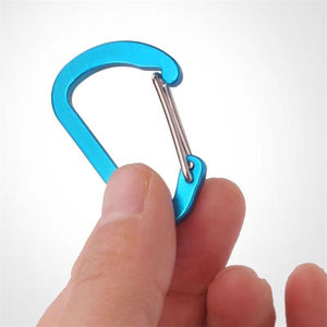 Clips de mosquetón multiusos, Clips pequeños de Caribeener, Mini llavero de aluminio, Clip de Caribeaner - Product Image 5