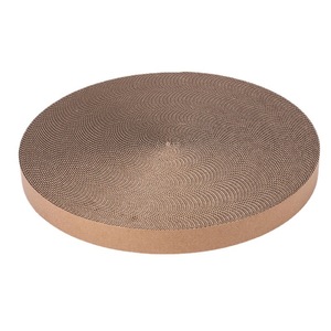 <b>Cat</b> <b>Scratching</b> Post Replacement Core Round 37cm Diameter 28mm Thickness Durable Corrugated Cardboard For <b>Cat</b> <b>Trees</b> - Product Image 1