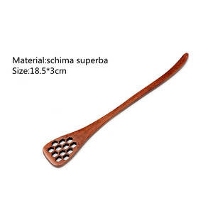 Cuillère à mélanger le miel <span class=keywords><strong>en</strong></span> bois avec logo personnalisé cuillères à café au citron créatives - Product Image 6