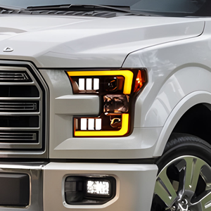 ไฟหน้า LED DRL สำหรับฟอร์ด แร็พเตอร์ F150 2015-2017 อุปกรณ์ตกแต่งรถยนต์ 36W 6000K ใช้ได้กับรถทั่วไป มาตรฐาน DOT ไฟหน้า ขายส่ง ใหม่ - Product Image 3