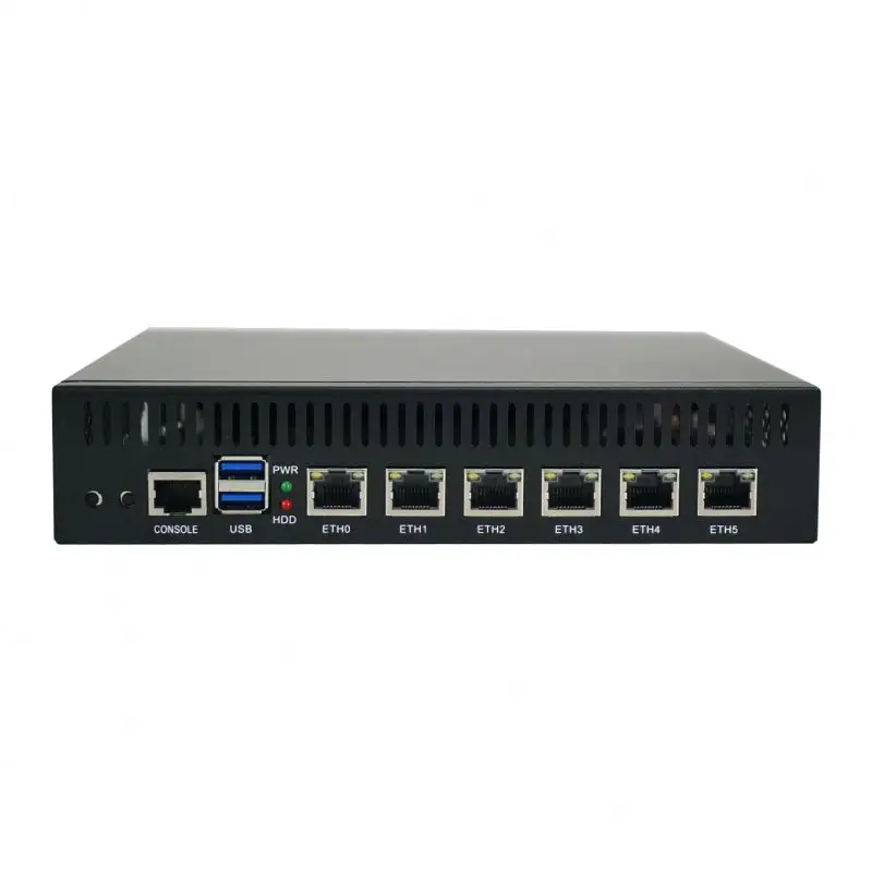 Mini 1U Server 9 inch Celeron N5105 i3 i5 i7 Cor6x2.5GNetwork Security Supports PfsensMikrotikOS OPNsens1338NP-6L