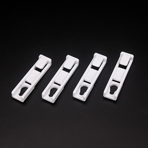 High Quality With <strong>Rings</strong> <strong>White</strong> Color Plastic POM <strong>Curtain</strong> Hook for New-S Track Accessories - Product Image 1