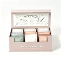 Boîte de rangement personnalisée de luxe en carton magnétique en forme de livre avec compartiment séparateur pour sachets de thé, sachets de café, emballage alimentaire
