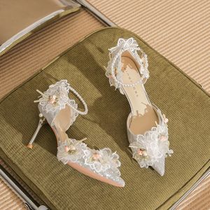 Sandalias de Lujo de 8CM con Tacón, las Más Vendidas, con Diseño Floral para Bodas, Tacones para Mujer 2024, para una Dama Elegante - Product Image 2