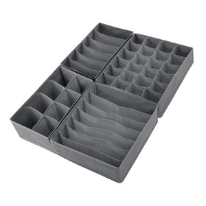 Boîte de rangement pour sous-vêtements en tissu non tissé, multi-compartiments, pour sous-vêtements, chaussettes, pulls, boîte de rangement pour tiroir de garde-robe - Product Image 6