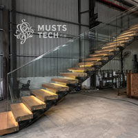 Fabricant direct d'usine, conception, production, emballage et livraison sur mesure, escalier personnalisé