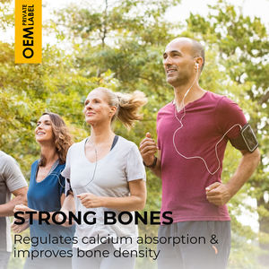 Biologisch Vitamine D3-supplement 10000 Iu Vitamine D3 K2-druppels Ondersteunen Sterke Botten Gezonde Maximale Sterkte Sublinguale Vloeistof D3-druppels - Product Image 6