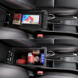 ที่เท้าแขนภายในรถคอนโซลที่เท้าแขนหนังพีวีซีสำหรับ2019 Volkswagen Lavida - Product Image 6