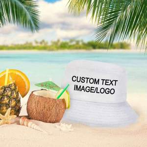 Customizable Summer Fisherman Bucket Hat Unisex Argyle Pattern Hand-Drawn Bows <b>Leaf</b> Daily Use Beach Fishing Outdoor - Product Image 6