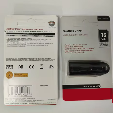 100% Original San Disk Ultra USB 2.0 3.0 Flash Drive SDCZ48 8gb 16gb 32gb 64gb 128gb U46 Plastic New Stock Pen Drive