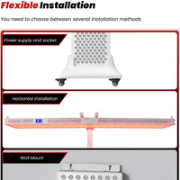 Panneau de luminothérapie rouge Ideatherapy APP Control RL600MAX 7 Spectra 590nm 630nm 660nm 810nm 830nm 850nm 940nm