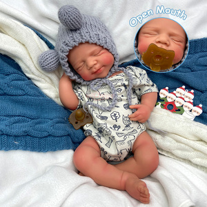 20インチのパスカルちゃん、おしゃぶり付き、柔らかい解剖学的に正しいシリコン製の赤ちゃん人形、リアルな男の子/女の子のリボーンドール、不安解消用 - Product Image 1