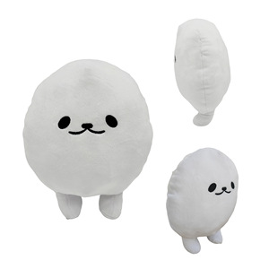 Commercio all'ingrosso uovo cane <span class=keywords><strong>peluche</strong></span> giocattoli simpatici per il viso cani bianchi rotondi uova di <span class=keywords><strong>peluche</strong></span> morbido cuscino cuscino per bambini regalo personalizzato - Product Image 1