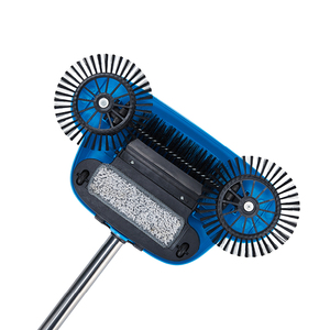 <span class=keywords><strong>Balai</strong></span> de poussée à main non motorisé intérieur sans effort à double tête écologique avec pelle à poussière Outil de balayage manuel du sol - Product Image 3