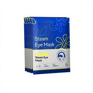 Masque oculaire chauffant jetable à la lutéine pour soulager la fatigue oculaire, compresse chaude, couleurs bleu/vert/violet, 100 sachets par boîte - Product Image 1
