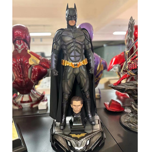 Decoración del hogar artesanía de resina molde de Batman estatua de fibra de vidrio 1/2 tamaño <span class=keywords><strong>Marvel</strong></span> figura murciélago hombre peros escultura juguetes regalo - Product Image 6