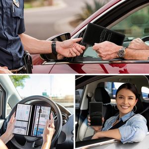 Portadocumentos para Registro y Seguro de Automóvil - Cartera Organizadora de Documentos para Guantera de Vehículo en Cuero PU Premium OEM Guangdong - Product Image 2